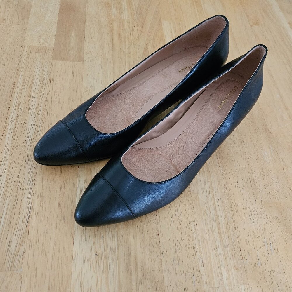 Cole Haan Black Leather Heels